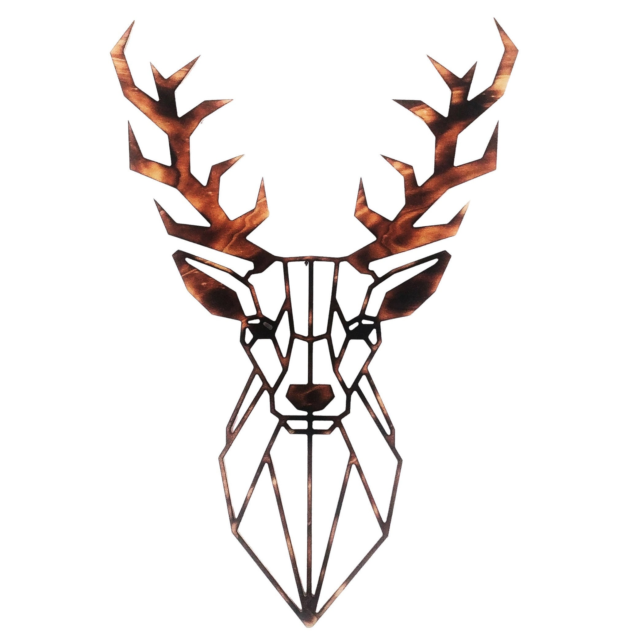 Camo Hirschkopf-Aufkleber – 15,2 X 15,2 Cm, Hochwertiges Vinyl, Ideal Für Auto, Laptop Oder Helm