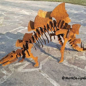 Stegosaurus Edelrost Gartendeko Deko Rost Optik Dino Dinosaurier Jurassic