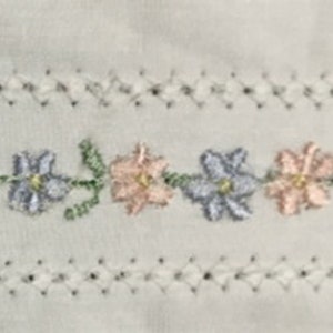 In-the-hoop Heirloom Swiss Insertions Lace