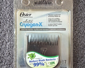 Oster A5 ELITE Titanium Coated Cryogen-X Size 7 Blade 1/8" 78919-566