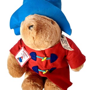 Paddington Bear Plush 40th Anniversary w/Tags Red Coat Kids Gifts Very Large 28"