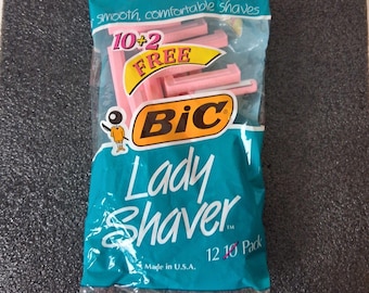 Vintage 1994 BIC Lady Shaving Razors NOS 1990s Prop