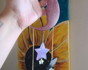 Maan en sterren Suncatcher