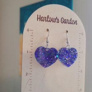 Hearts Resin Earrings