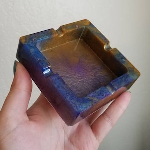 Resin Cosmic Ashtray/ Dish