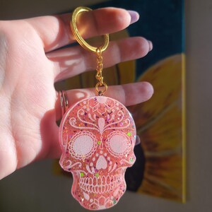 Sugar Skull Keychain