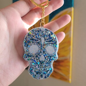 Sugar Skull Keychain