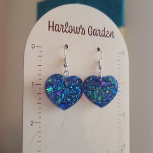 Hearts Resin Earrings