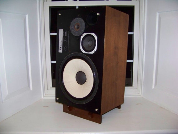 Jbl L100 Century Speaker Stands Made Of Solid Walnut Free Etsy