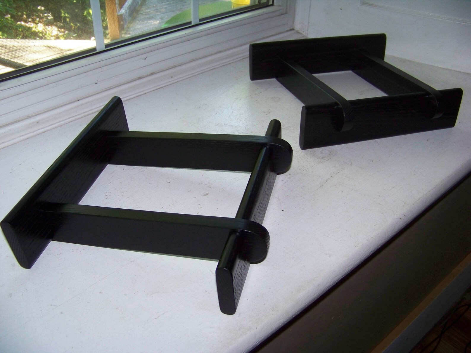 Black JBL L100 Century Speaker Stands made of Solid Hardwood Etsy