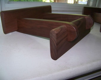 Acoustic Research AR 4X Speakers Stands Made of Solid Walnut