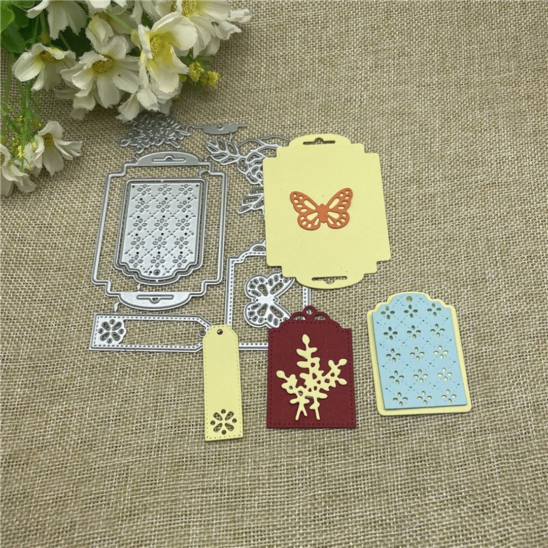 Butterfly Tag Label Die Metal Cutting Die MD646 - Etsy
