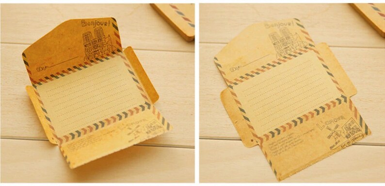 Mini Envelopes Retro Vintage Kraft Paper Envelopes 45 Pc. E406 - Etsy
