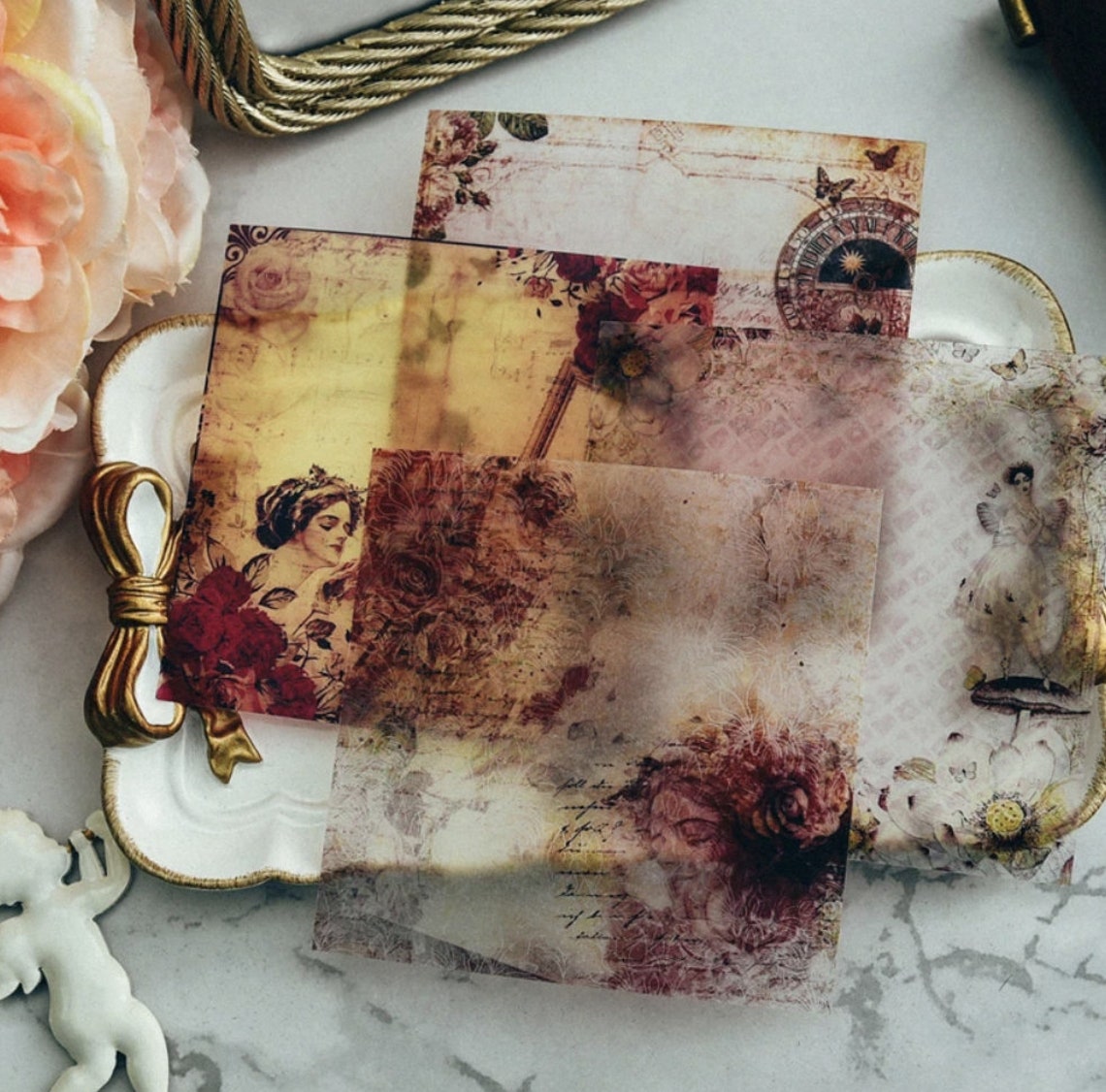 Vellum Sticker Sheet Pack. Each Pack Contains 10 Sheets | Etsy