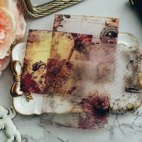 Vellum Sticker Sheet Pack. Each Pack Contains 10 Sheets Etsy