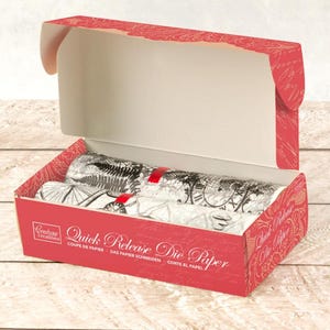 Couture Creations Quick Release Die Paper Twin Pack-5.9&quot;X16.4&#39; Each