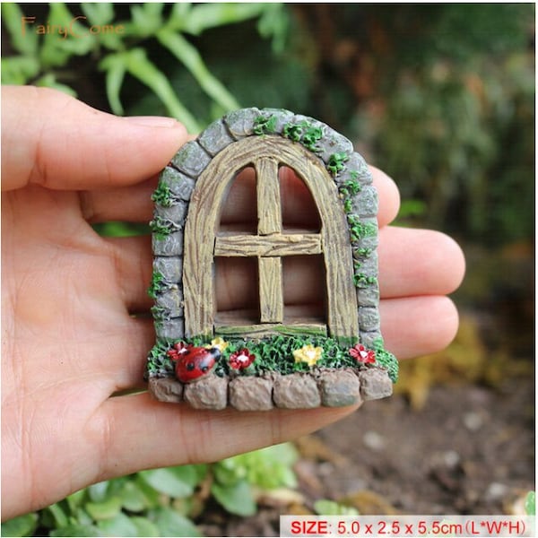 Fairy window miniature doll house decoration