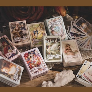 Mini carte da gioco 8 stili Fairy Tales carte da gioco