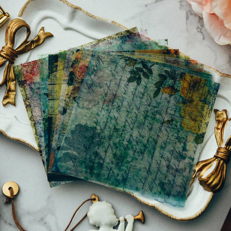 Vellum Sticker Sheet Pack. Each Pack Contains 10 Sheets 11 Etsy