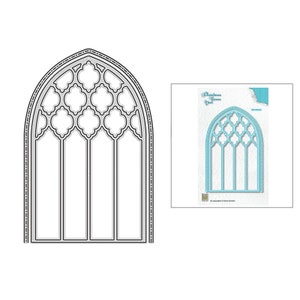 Church Dome Window Metal Cutting Die MD582