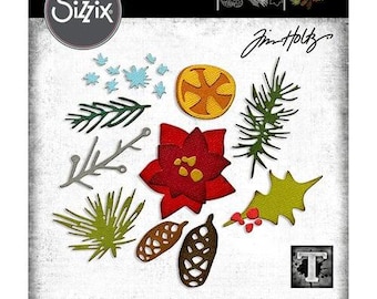 Troqueles Sizzix Thinlits de Tim Holtz (paquete de 14) - Festivo moderno