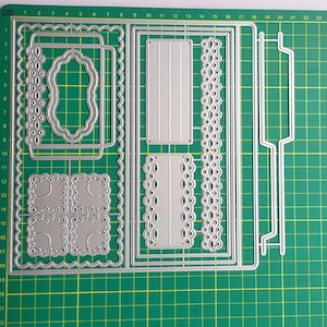 Calendar Memo Cards Storage Wallet Metal Cutting Die MD671