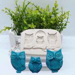 Owl Branches Silicone Mold MOL220