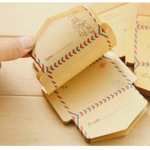 Mini Envelopes Retro Vintage Kraft Paper Envelopes 45 Pc. E406 - Etsy