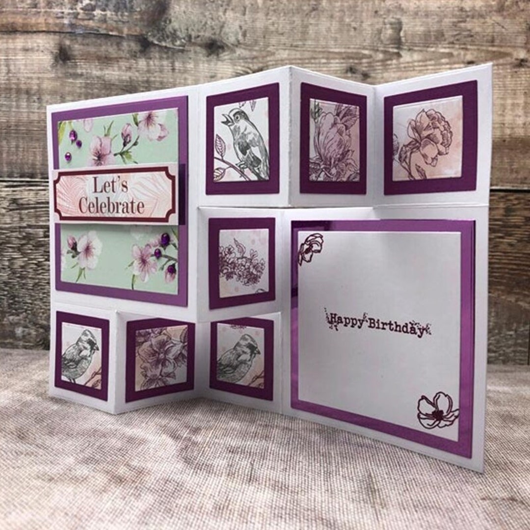 Metal Die Accordion Stepper Card Metal Cutting Dies MD556 Etsy