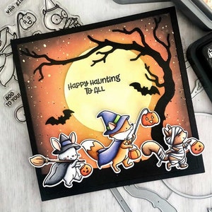 Metal Cutting Dies Full Moon Scene  Scrapbooking Photo Album MD550