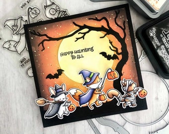 Metal Cutting Dies Full Moon Scene  Scrapbooking Photo Album MD550