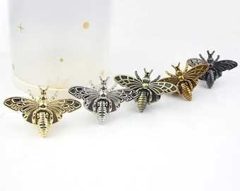 Metal Bee Lock Clasp Hardware for Crafting, Leather Craft, Bag, Handbag Purse