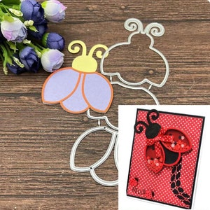 Beetles shaker card Metal Cutting Dies MD713