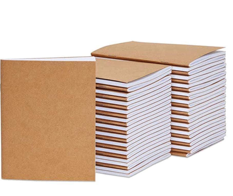 Craft Cover Blank or lined page Journal 4 sizes