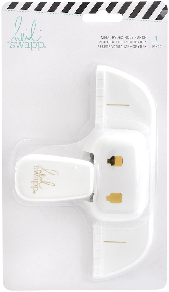 Heidi Swapp Memorydex 2-slot Hole Rolodex Punch OR Vaessen