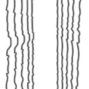 Torn Edge Slimline Rectangle büttenförmige Metallstanzformen Set MD845