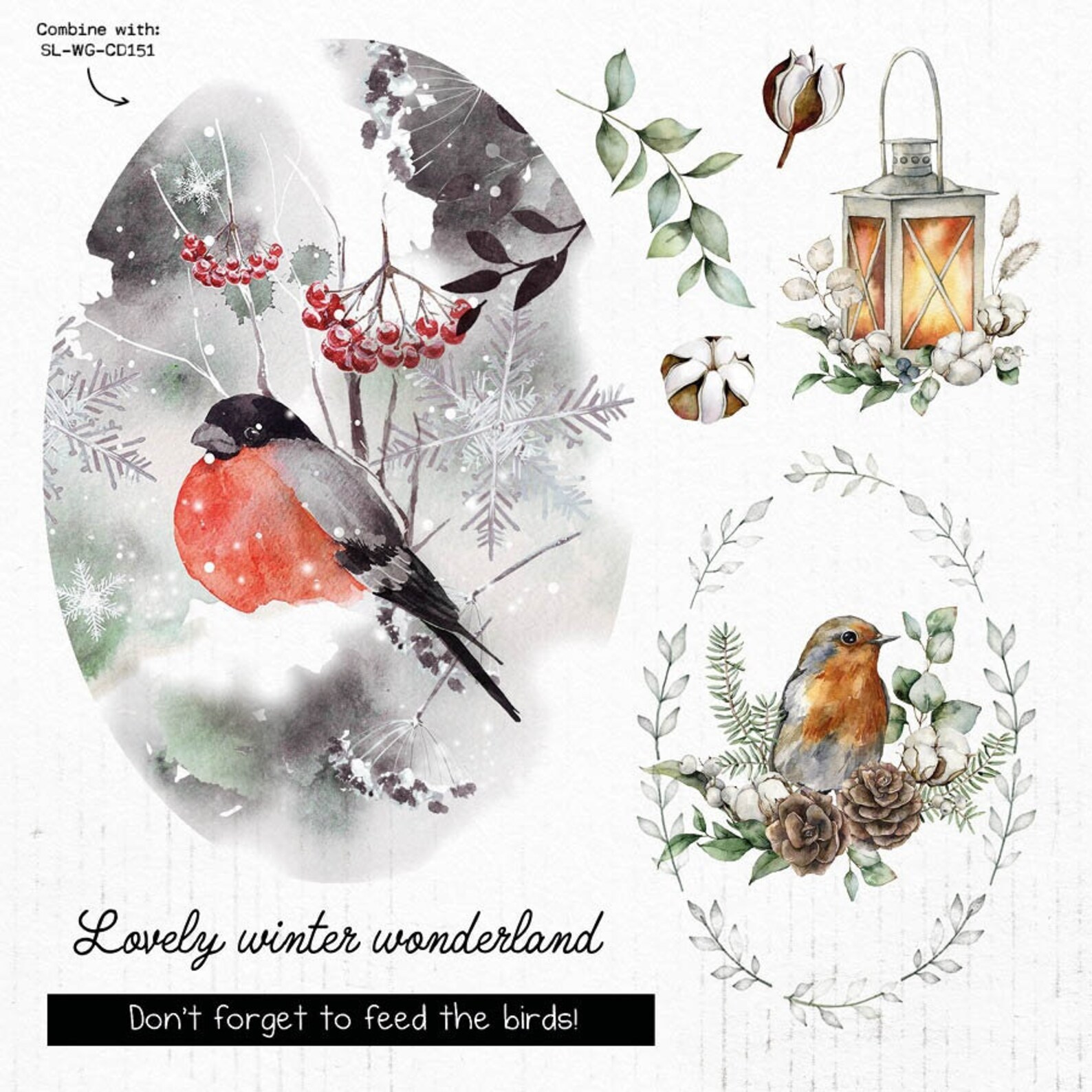 Studio Light Winter Garden Diecut Blocknr Winter Garden Etsy Australia