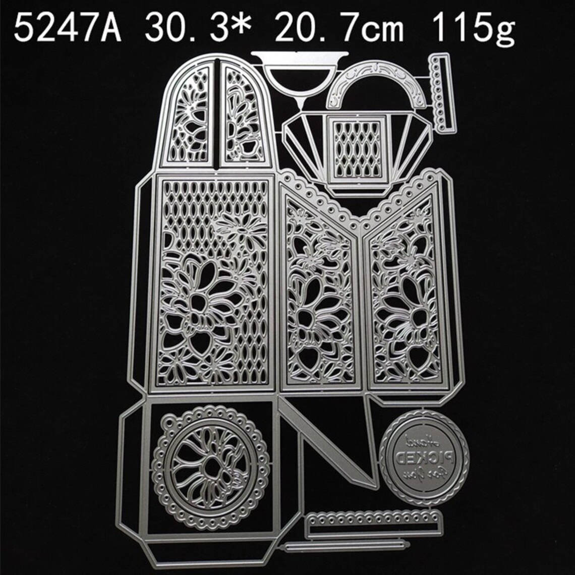 Basket Bag Box Metal Cutting Die MD560 Etsy basket-bag-box-metal-cutting-die-md560-etsy