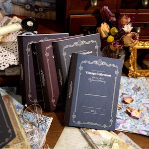 Vintage  Junk Journal Planner Scrapbooking 40 pg.  5x7 book