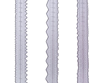 Deckled Edge Ruler Metal Cutting Dies 3 Styles MD618 