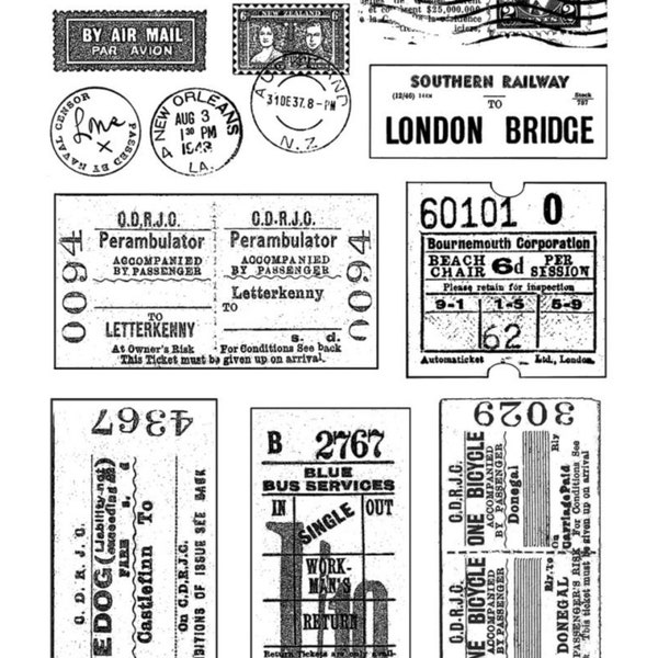 Clear Block Stamps Etsy