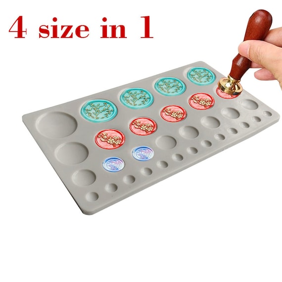 Multi-size in One Silicone Pad Wax Seal Stamp Mold MOL226 