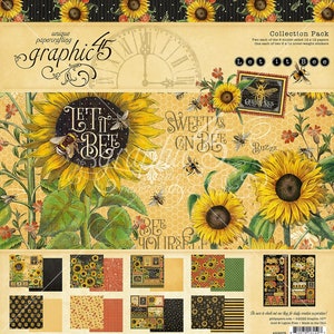 DISCONTINUED** Graphic 45 Let It Bee Collection Pack 12"X12"