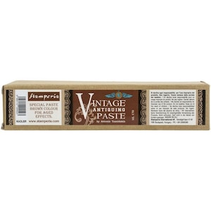 Stamperia Vintage Antiquing Paste Paste for Aged Effects - Brown #KAOLBR