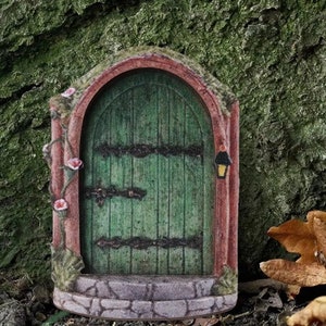 Miniature Elf Fairy Door Garden Tree Decor