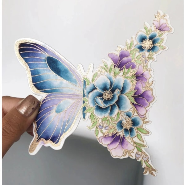 Butterfly Metal Cutting Dies AND Stamp set MD633