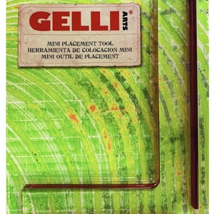 Gelli Arts Mini-plaatsingshulpmiddel. Nu in randgrootte van 0,5 en 1 inch