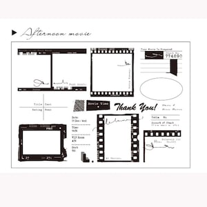 Photo frame Transparent Clear Silicone Stamp CAS204