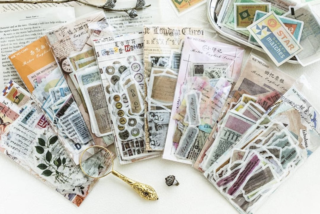 Frosted Vellum Sticker Pack 3 Different Styles - Etsy