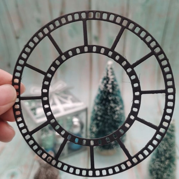 View Master film reel round photo frame Cutting die. MD244